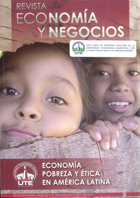 					Ver Vol. 2 Núm. 1 (2011): Revista Economía y Negocios (Enero - Diciembre 2011)
				